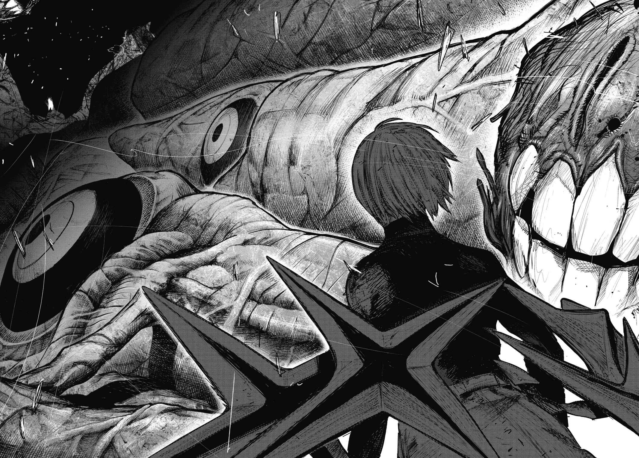 Tokyo ghoul manga panels